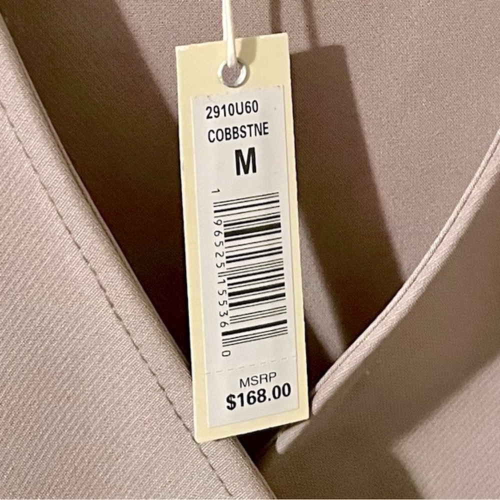 Max Studio Beige Sleeveless Double-Breasted Front Button Tuxedo Dress Size Med. - Picture 16 of 16